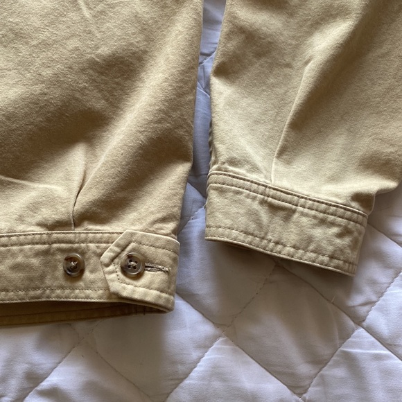 Vintage GAP Canvas Harrington Jacket Men M Tan Boxy Preppy Classic Retro Y2K - Picture 16 of 16